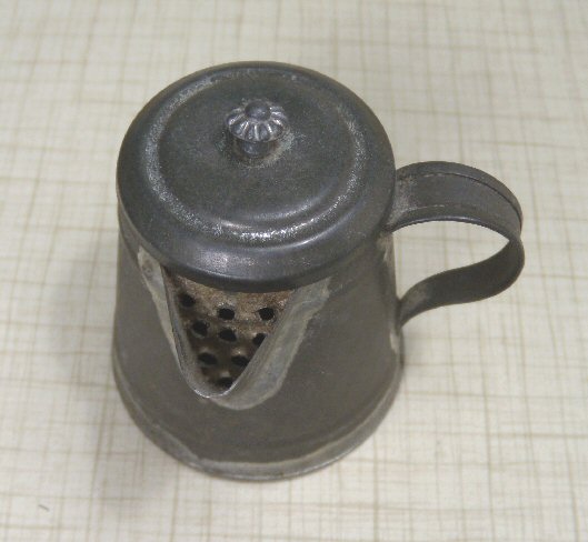 Tin Coffee Pot with Cover