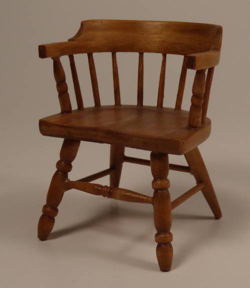 4 VINTAGE MAHOGANY SIDE CHAIR  #2703 DOLLHOUSE FURNITURE MINIATURES 