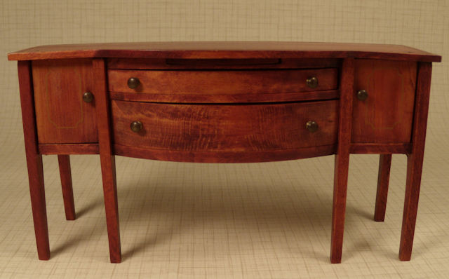 Antique Dollhouse Furniture Tynietoy Huntboard #200-16 - Antique Dollhouse Furniture